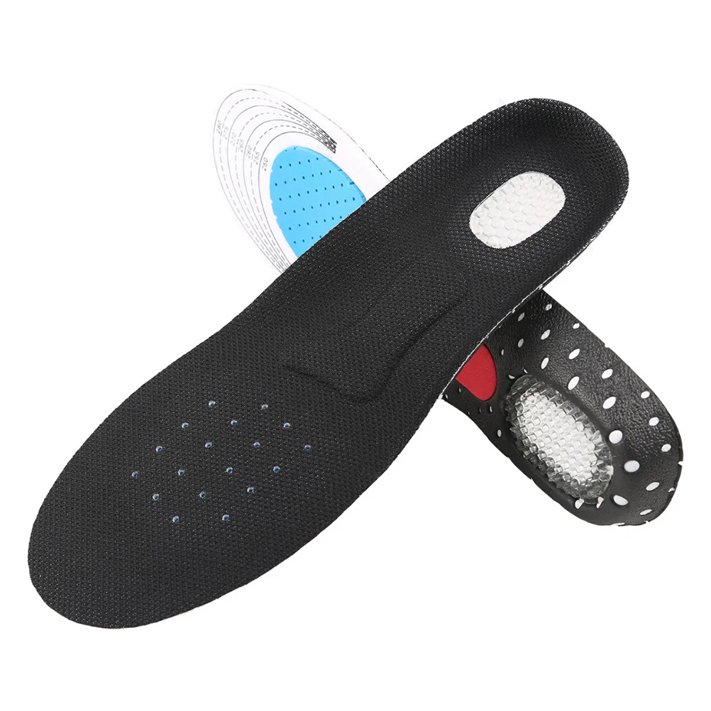 

Pair Gel Orthotic Insoles Unisex Large Size Breathable Shock Absorbing Sports Shoe Pads for Running Sports Shoe Pads