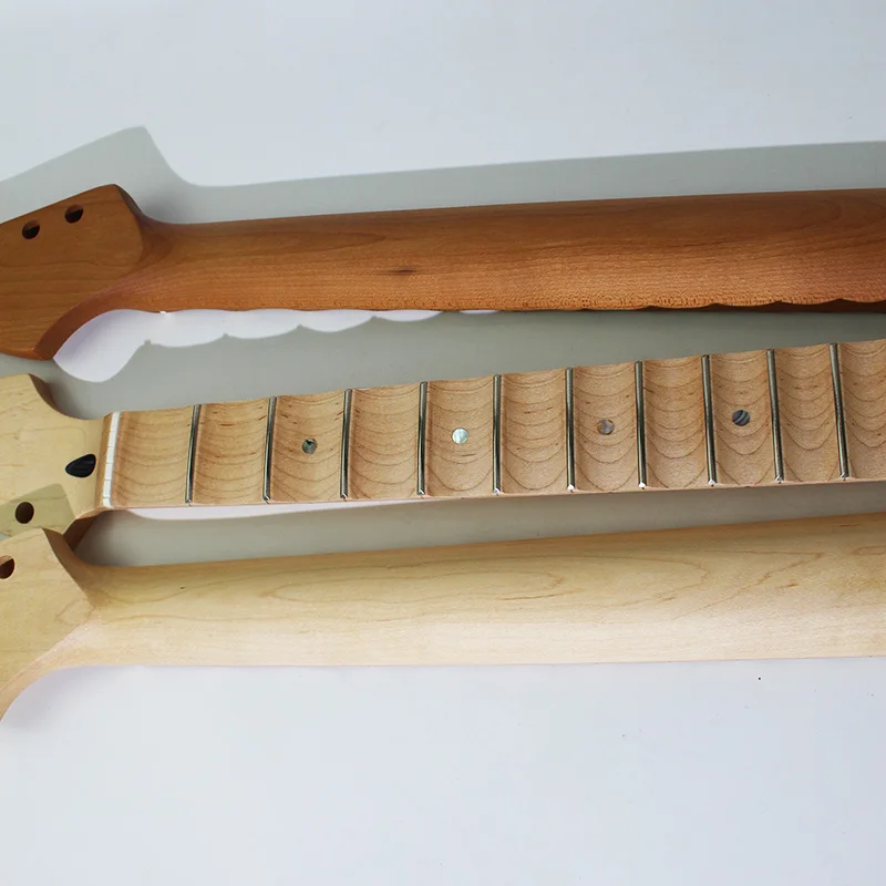 Fend Stracaster Electric Wave Pattern Neck Full scalloped Guitar Neck 22 Frerts  Maple wood Fretboard