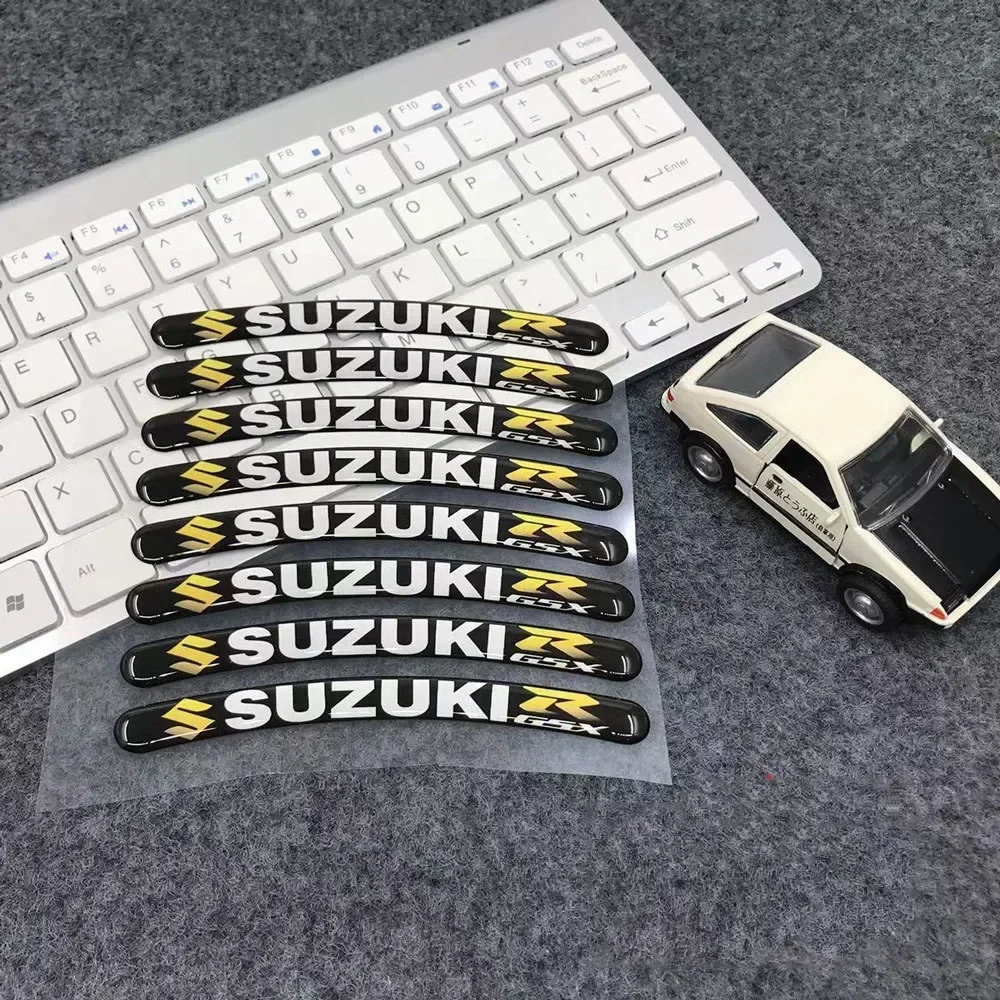 

Наклейки на колеса автомобиля 13-19 дюймов, универсальные для мотоциклов Suzuki, для модификации шин, водонепроницаемые, декоративные, с эффектом капельного клея