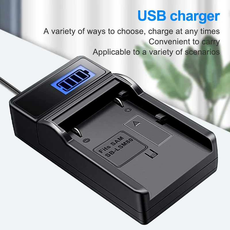 

HQIX for Samsung SC-D366 D364 DC163 D365 D362 D363 D963 D353 D263 D453 D455 DC165 VM-DC160 DC560 Camera SB-LSM80 Charger Battery