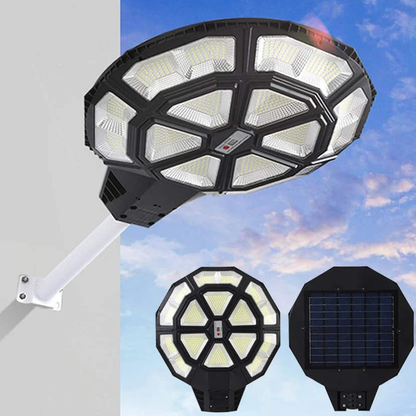 Verbeterde Led Solar Light Outdoor Bewegingssensor Waterdichte Wandlamp Verlichting Tuin Huis Zonlicht Zonne-Energie Krachtige Straatverlichting