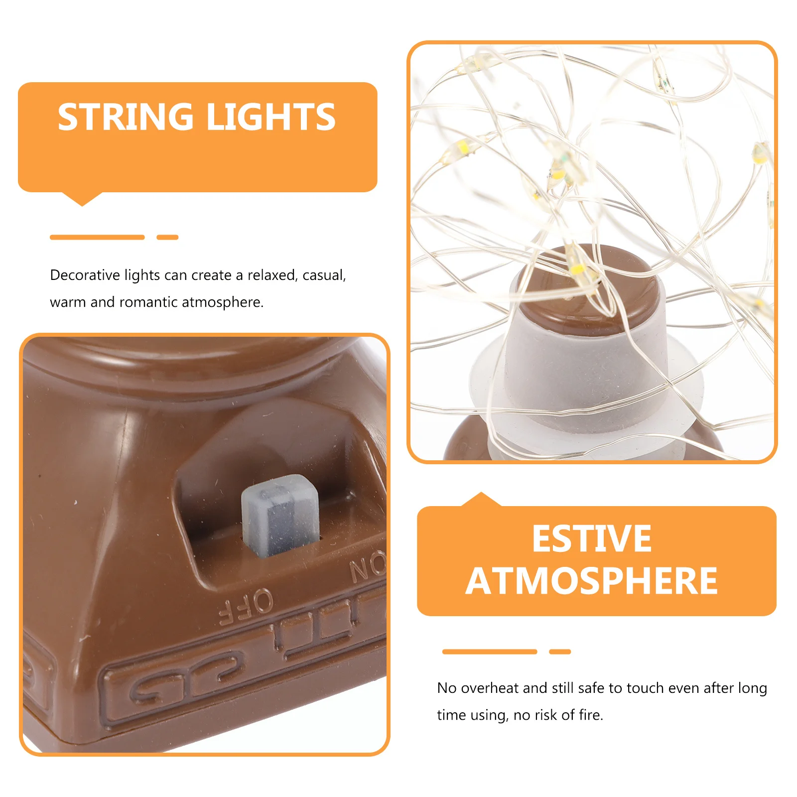 

Bottle Cork 20 Led Warm White Fairy Lights For Wine Bottles Plastic Cork String Lights For Bedroom Christmas Decor