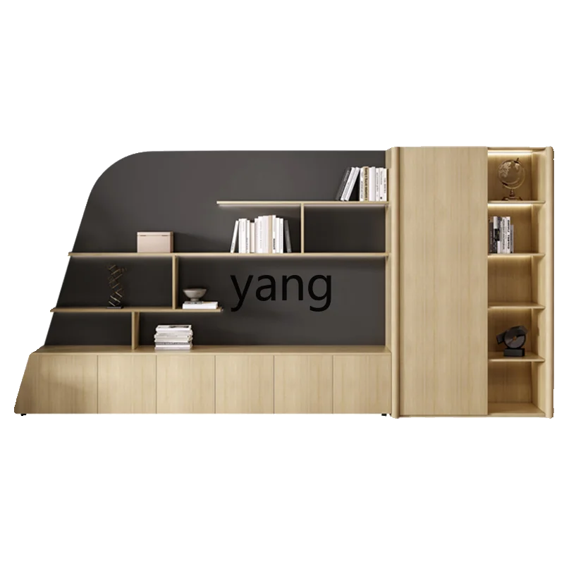 

LTT boss desk file cabinet information cabinet light luxury background storage office cabinet
