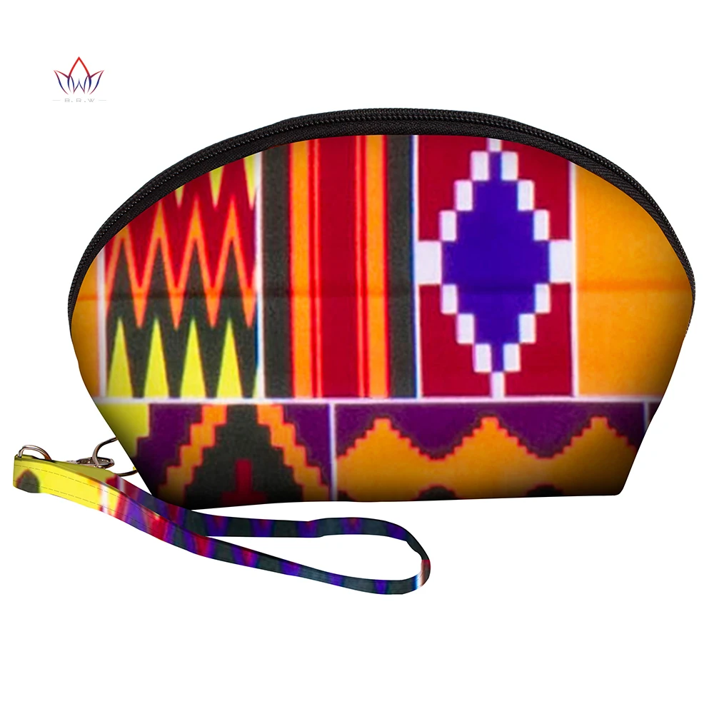 

BRW African Handbag for Women Handmade Fabric Small Bag Shell Shape Ankara Style Females Girls Party Everything Gift WYB791