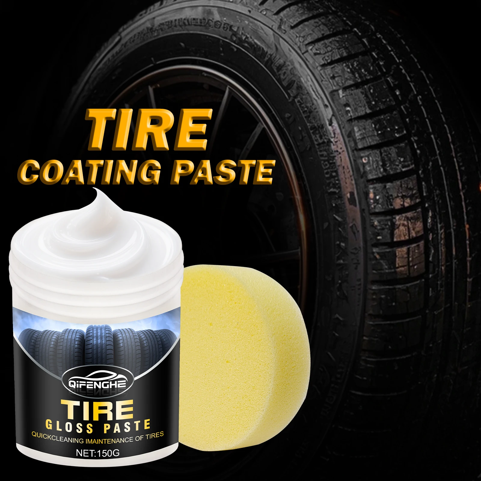 Car Tire Shine Wax, Tire Retreading Wax, Plastic Parts Renewal, Interior Shine Wax, The Perfect Shine | Long Lasting Protection