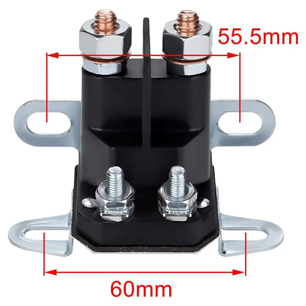 合金鋼スターターソレノイド 4 プロング シンプルさのために 1686982SM 1700751SM 1685290SM 芝刈り機 ブラック MP-1193