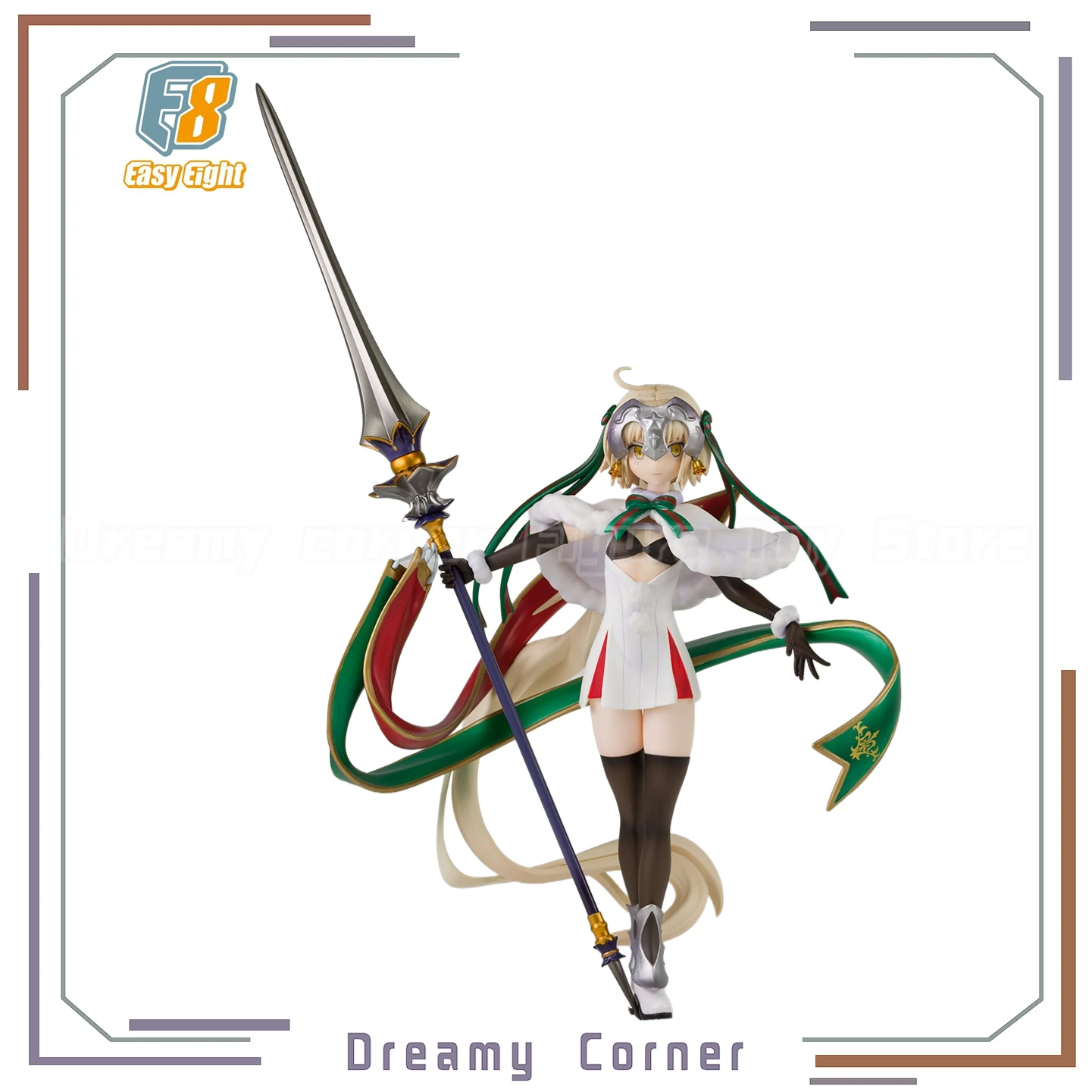 

【In Stock】Original EasyEight Plusone Fate/Grand Order Jeanne D'Arc Christmas Lily Lancer 1/8 Scale Figure Collection Model Toy