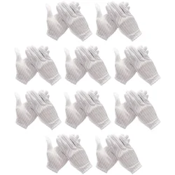 10 Pairs Anti Static Gloves Static Protective Gloves for Pc Building Electronics Installation Repair