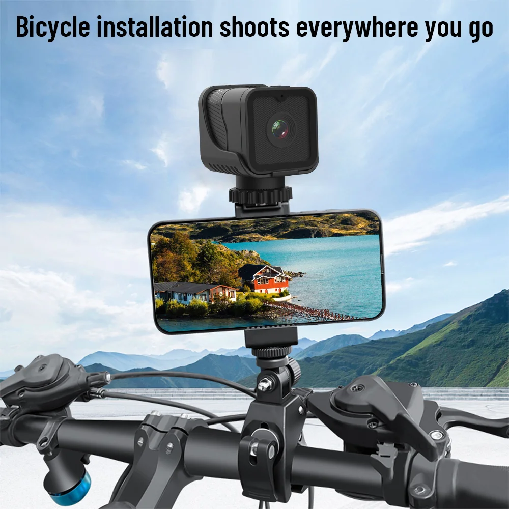 HD 1080P Wireless Sports Mini Camera with Hotspot WiFi Webcam Waterproof Camera  Motorcycle and outdoor bicycle recorder