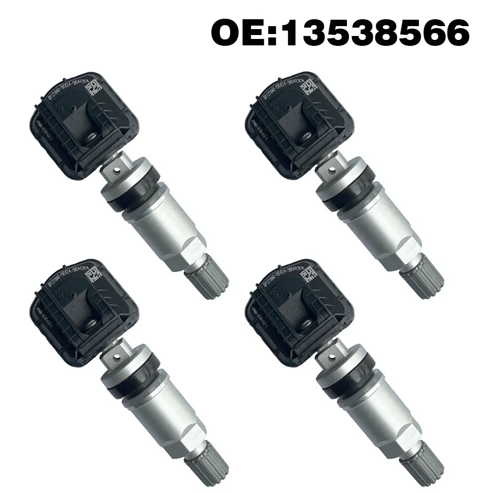 4PCS 13538566 TPMS Tire Pressure Monitoring Sensor For 2021 Buick Envision 2.0L 433Mhz
