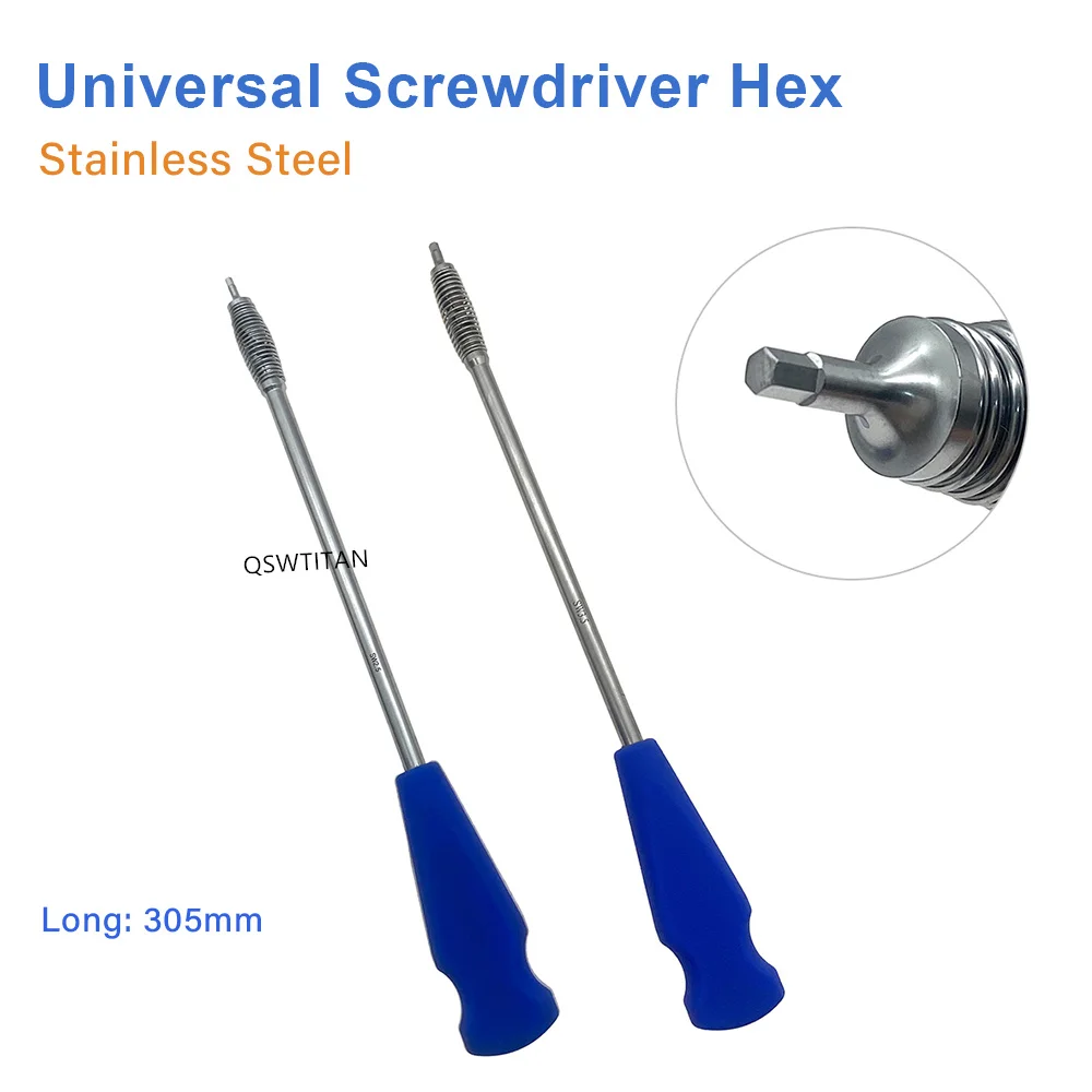 Orthopedic Universal Hex Screwdriver Bone Screw Driver  for Bone Nails Autoclavable Orthopedic Surgical Instrument