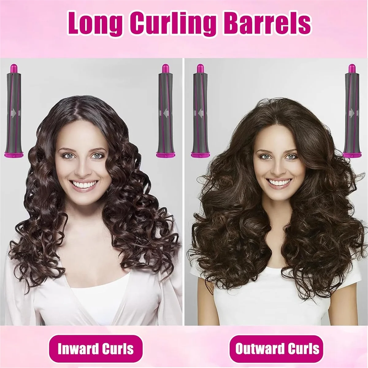 مرفق براميل مكواة تجعيد طويلة 20 مم لـ Styler HS05 HS01، أداة تجعيد الشعر الاحترافية ذات الحجم والشكل-A07G