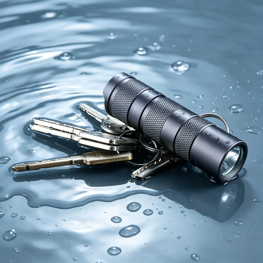 Mini Keychain LED Flashlight Convoy S2+ XML2 EDC Pocket Torch 18350/16340 Version Portable LED Lamp for Camping Emergency view 3