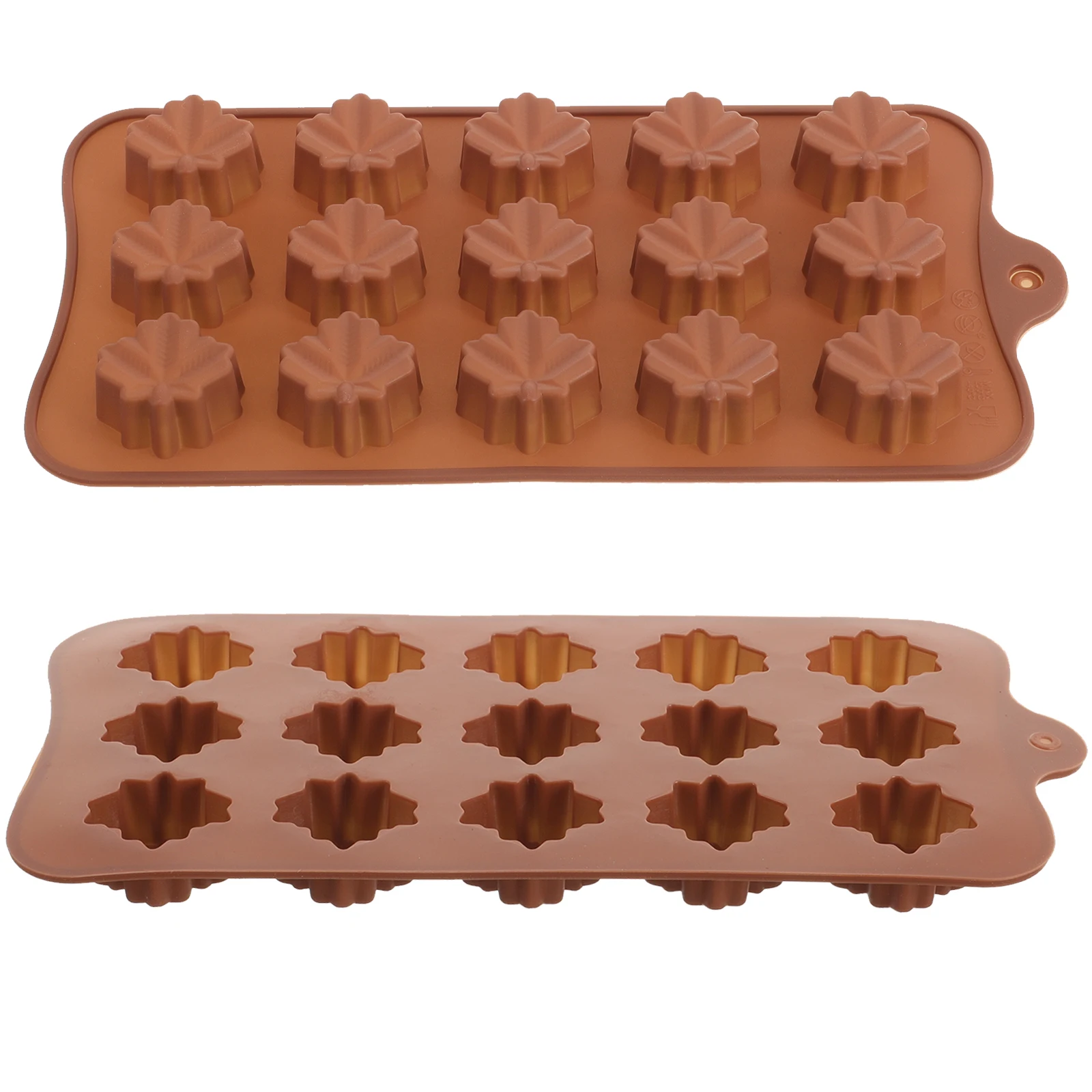 

2pcs Creative Shaped Baking Tools Silicone Molds Non-Stick Chocolate Fondant Multi-Purpose Cake Biscuit Homemade Use