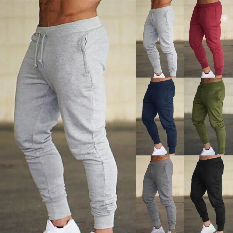 Men Sports Pants Running Trousers Workout Jogging Long Pants Gym Sport Joggers for Men Fitness Sweatpants Tracksuits