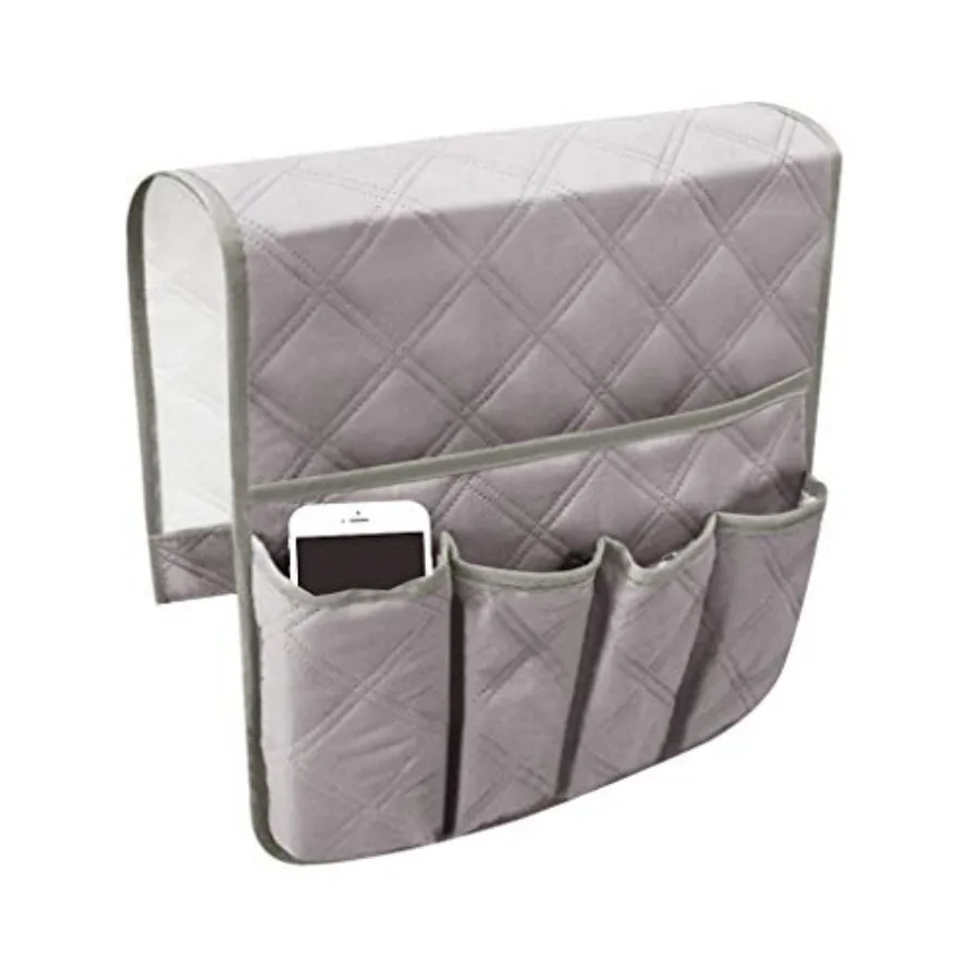 

Couch Sofa Armrest Organiser Arm Chair Caddy Bedside Storage Pocket with 6 Pockets TV Remote Holder Bed Storage Pocket Bag for