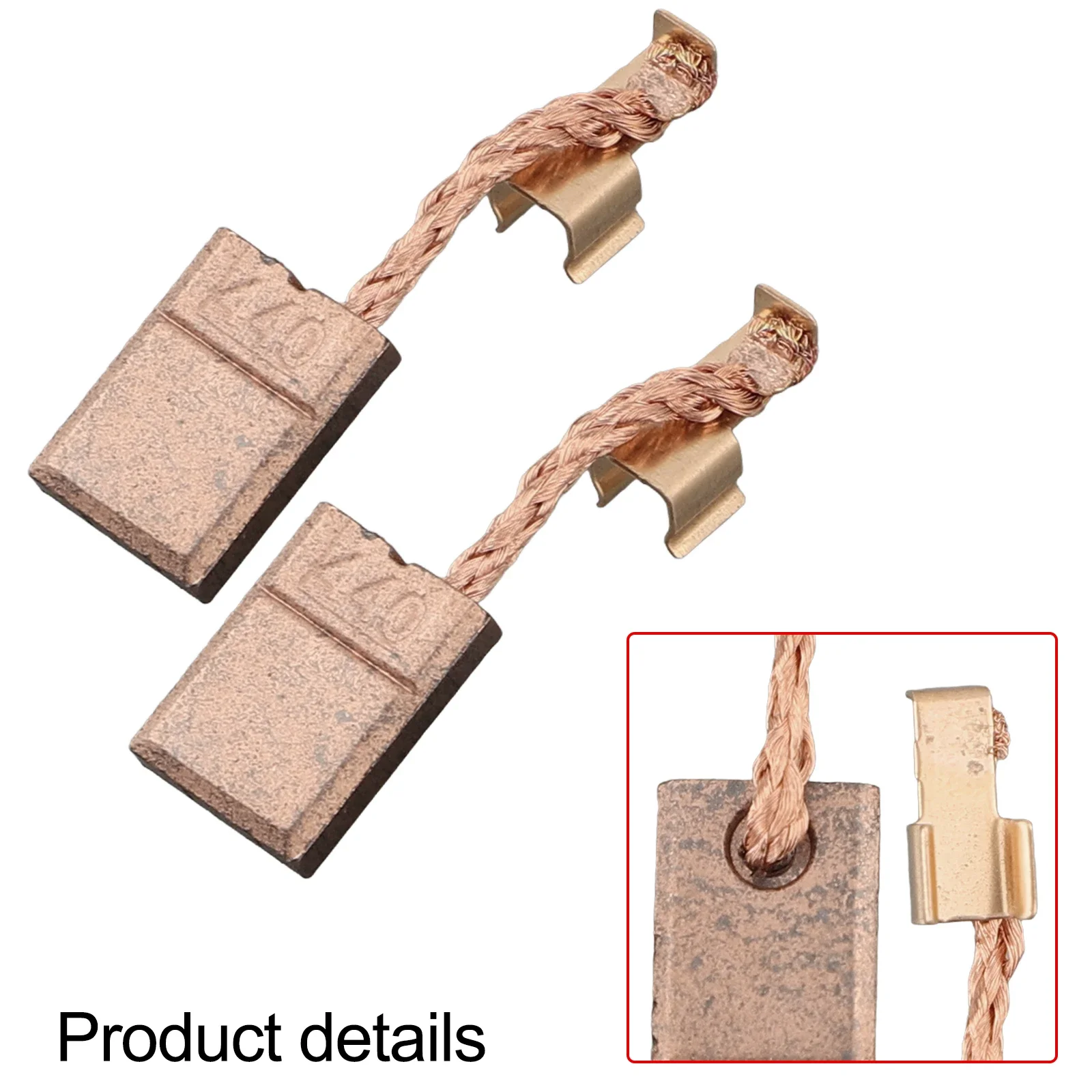 Эффективные угольные щетки для оптимальной производительности двигателя для CB440 CB448 CB436 1941594 1968542 1944275   DDF482 Упаковка из 2 шт.