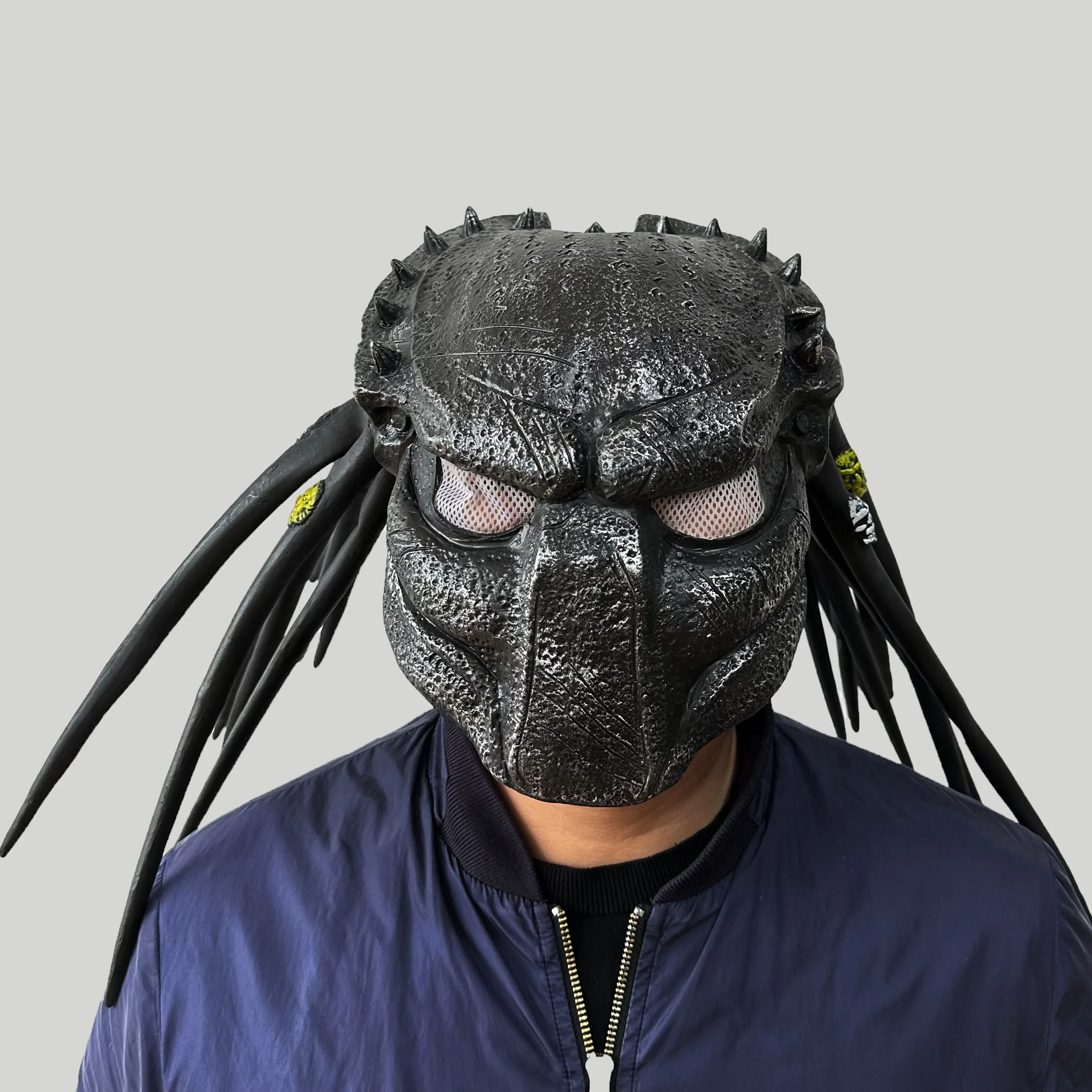 1 PC Remove Mask Woft Predator Replica Mask Latex Helmet Cosplay ComicCons Costume Predator Replica Mask Latex Helmet Cosplay Co