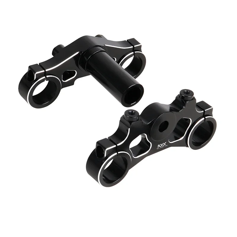 KYX Racing CNC Aluminum Triple Clamp Set Upgrades Parts Accessories for 1/4 RC Motorcycle Losi Promoto-MX