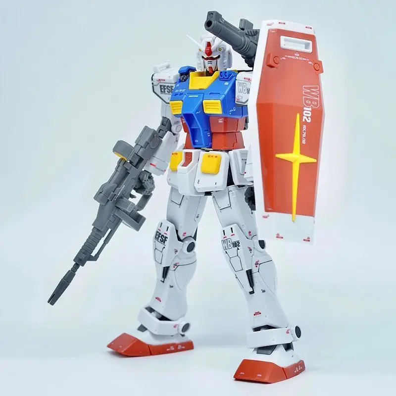 Gto Stars Moving Mobile Suit Rx-78-2 Origin Montieren Sie einen Modellbausatz, Warleague-Thema, dekorative Kinderspielzeug-Actionfigur
