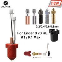 For Creality K1 Hotend K1 Max Nozzle Kit Ceramic Heating Block Nozzle Extruder High Speed For Creality Ender 3 V3 KE Hotend