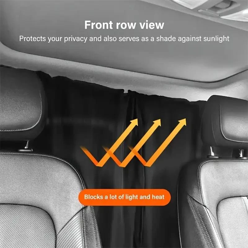 Car Partition Curtain Sunshade Heat Insulation And Shading Car Suction Cup Disc Type Side Window Cover Privacy Screen