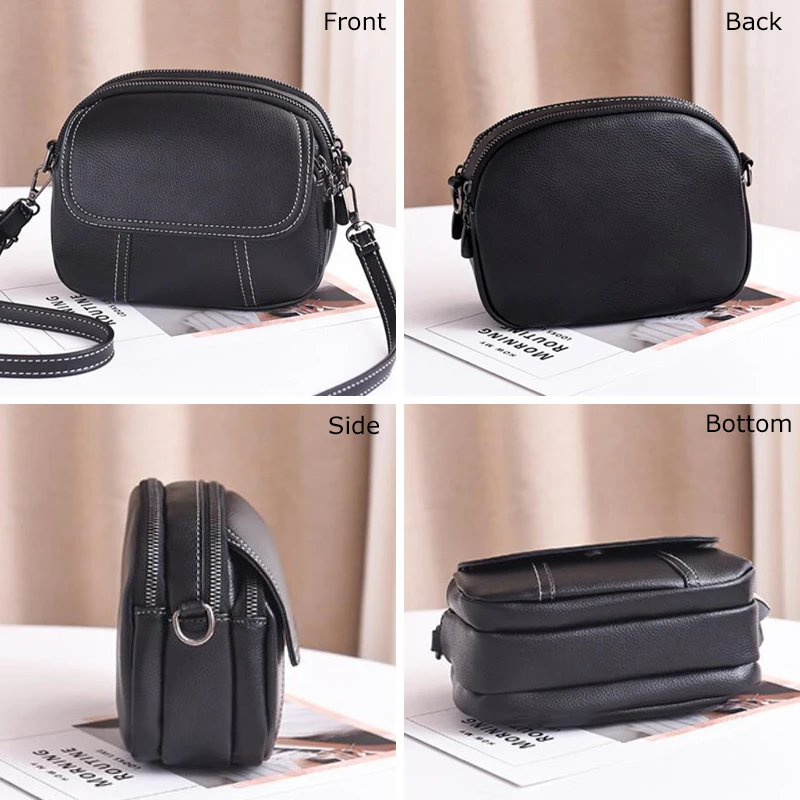 Cross Body Bag Leather Shoulder Bags for Women Purses and Handbags Women Small Phone Wallet Zipper Crossbody Bags Trend Handbags