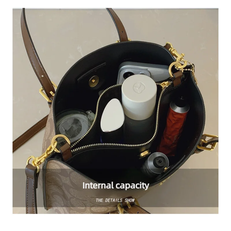 Luxury Classic Vintage Diaper Bag For Women Designer Leather Large Capacity Tote Elegant Minimalist Fashionable Bag - view 3
