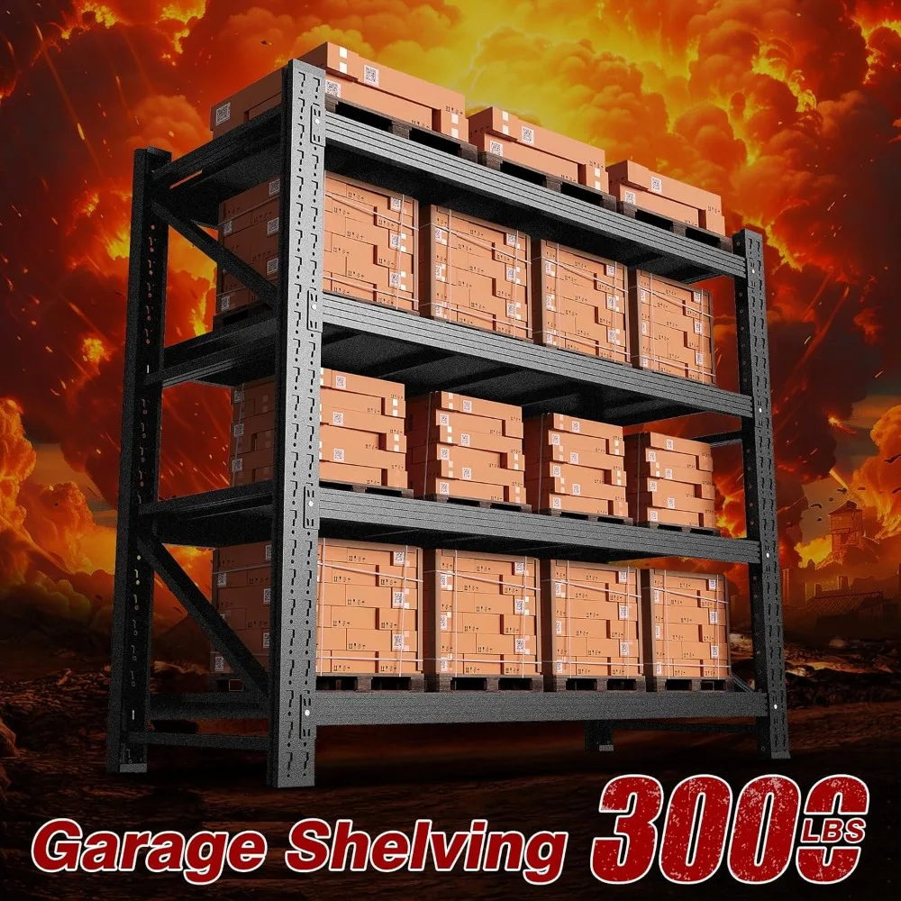 Heavy Duty Metal Storage Shelves 4