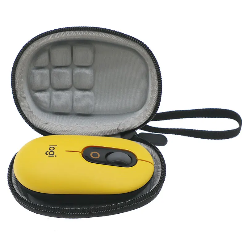 For Logitech POP and M350 Mouse  Travel Carrying Storage Bag EVA Hard Case Small mouse bag protective cover (only case)