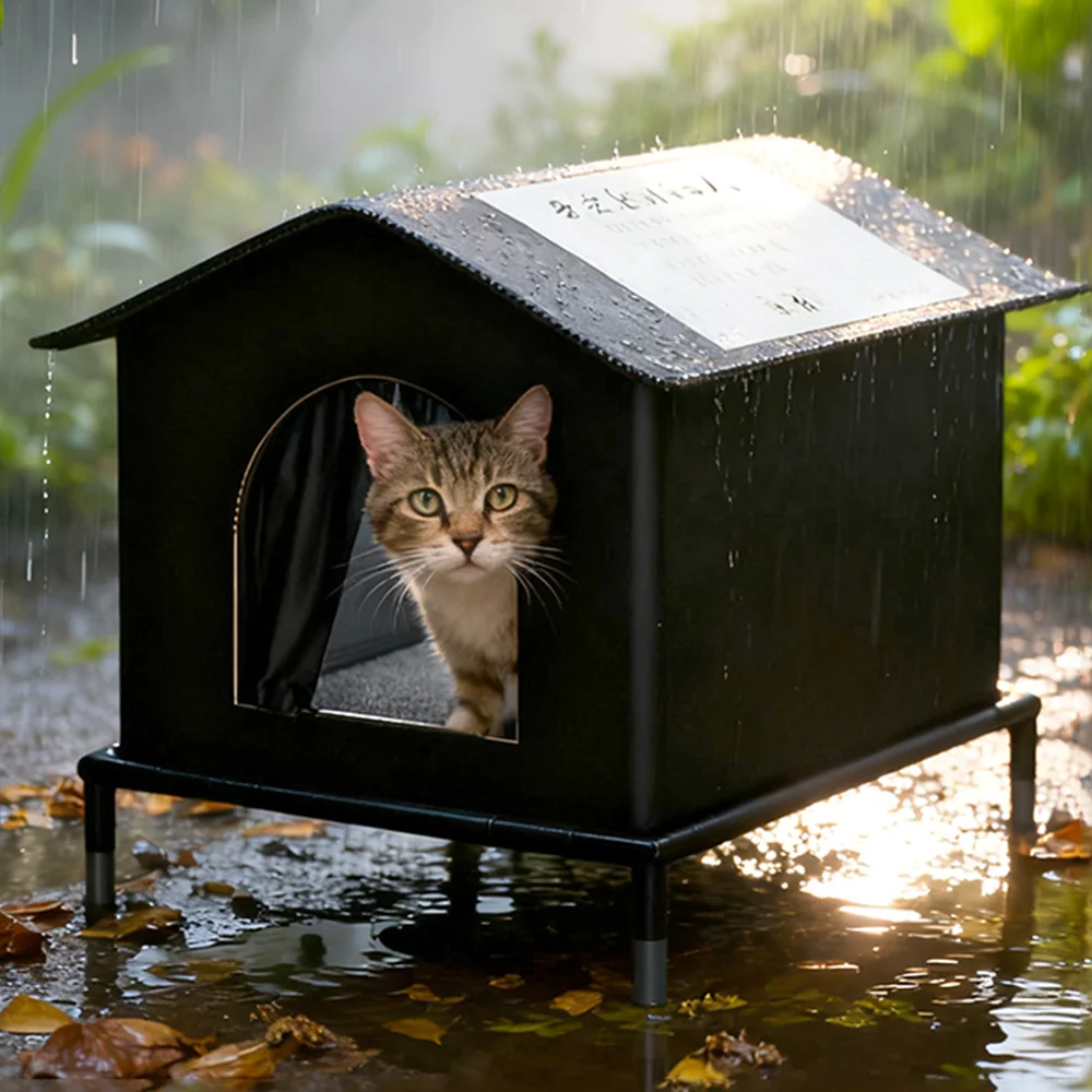 Cat House for Indoor and Outdoor CatsWaterproof Fully Insulated Shelter for Stray and Feral Cats Great for Cat Beds for Outdoor - view 4