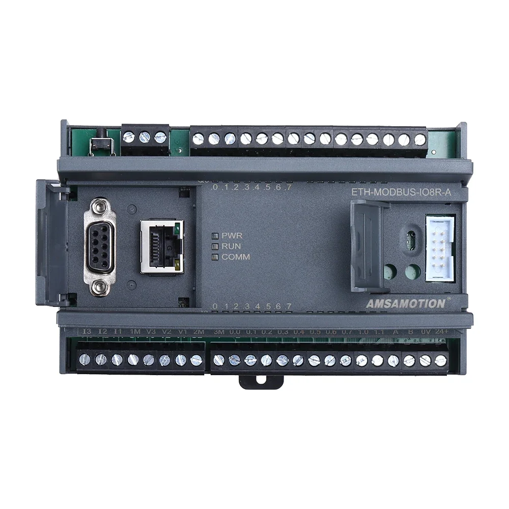 Imagem -06 - Placa de Comunicação de Saída de Entrada Analógica Eth-modbus-io8r-a Tcp Rtu Way Relé Ethernet Módulo 8i8o 6ai2ao Rs485