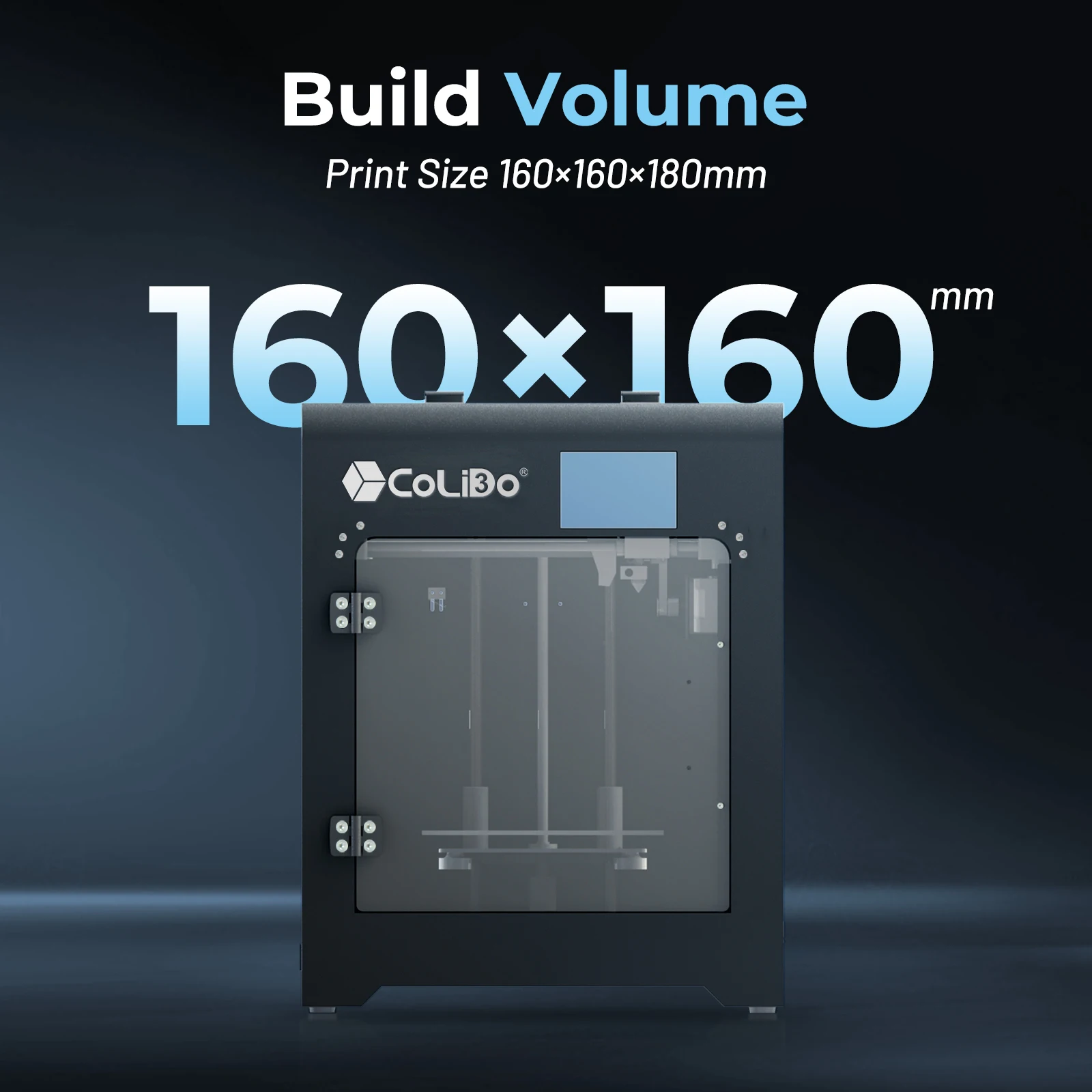 

3D-принтер COLIDO XI6 160*160*180 мм, высокая скорость 150 мм/с, оснащенный 3,5-дюймовым цветным сенсорным экраном, с использованием технологии печати FDM