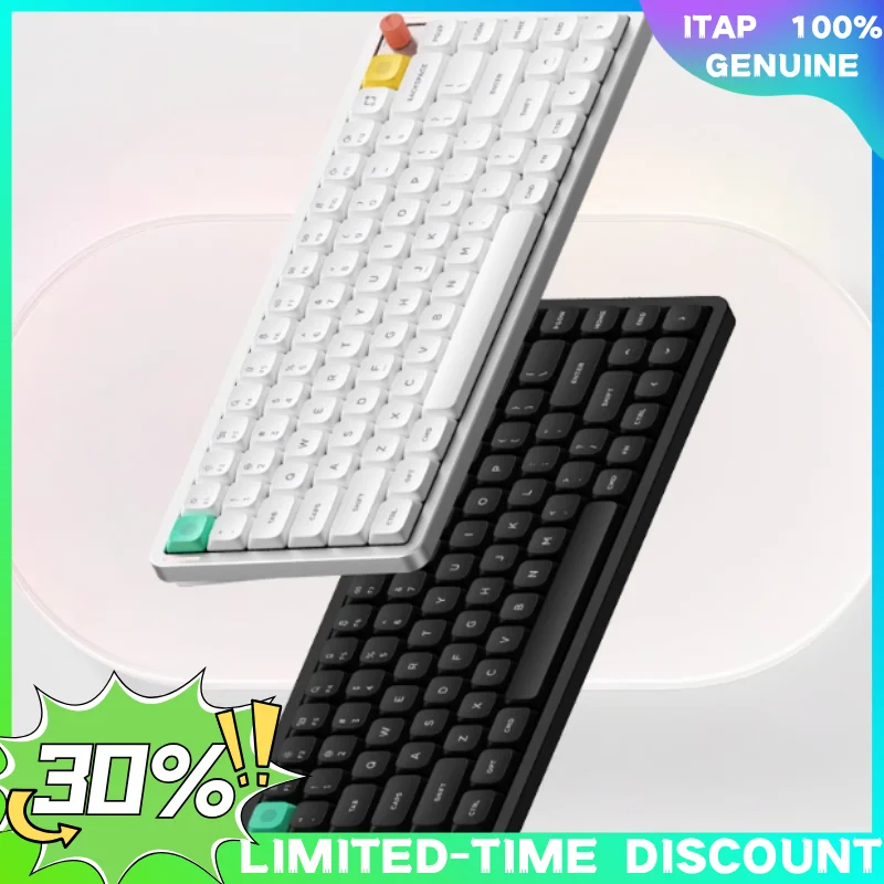 

Новинка на складе NuPhy Air75 V3 Низкопрофильная механическая клавиатура Бесшумная беспроводная три режима для Apple Mac Office Typing Feel Good