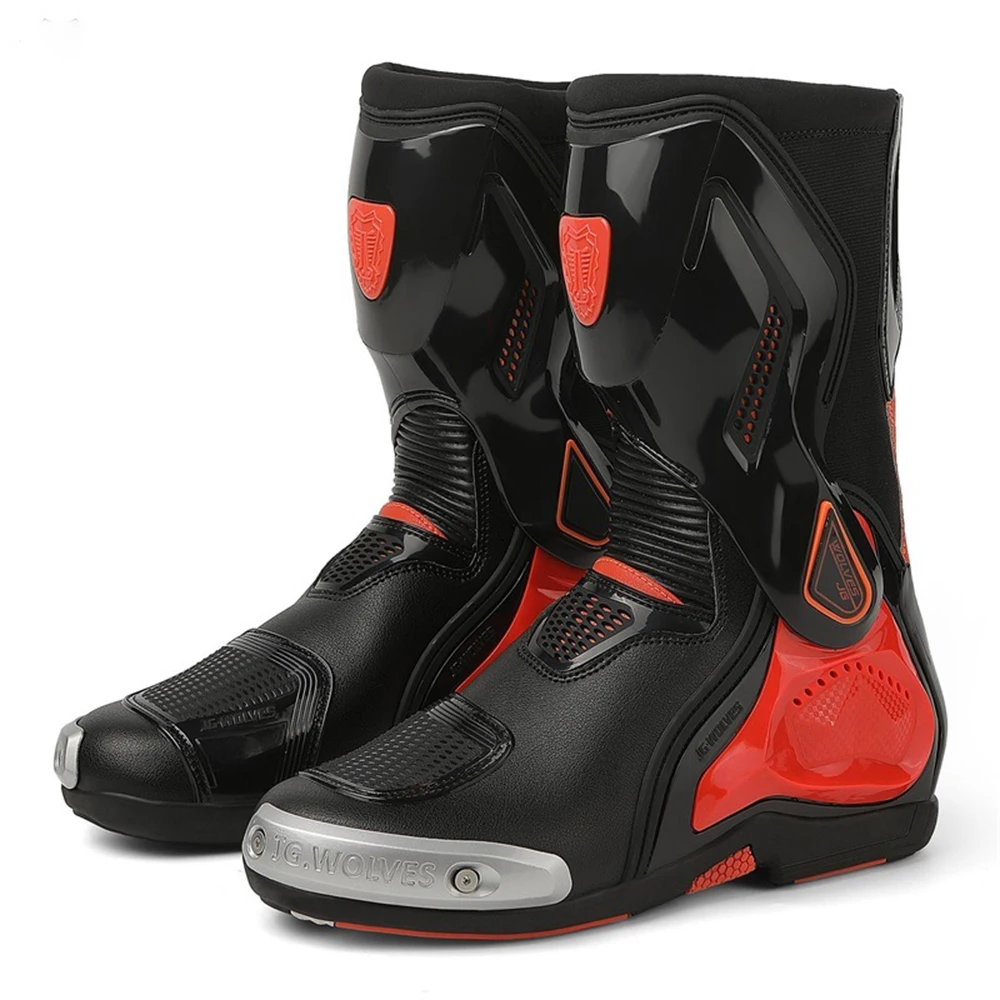 

Motorcycle Racing Boots Professional SPEED Biker Shoes Fall Prevention Cycling Shoes Consolidate Stability Motorboats Crashproof