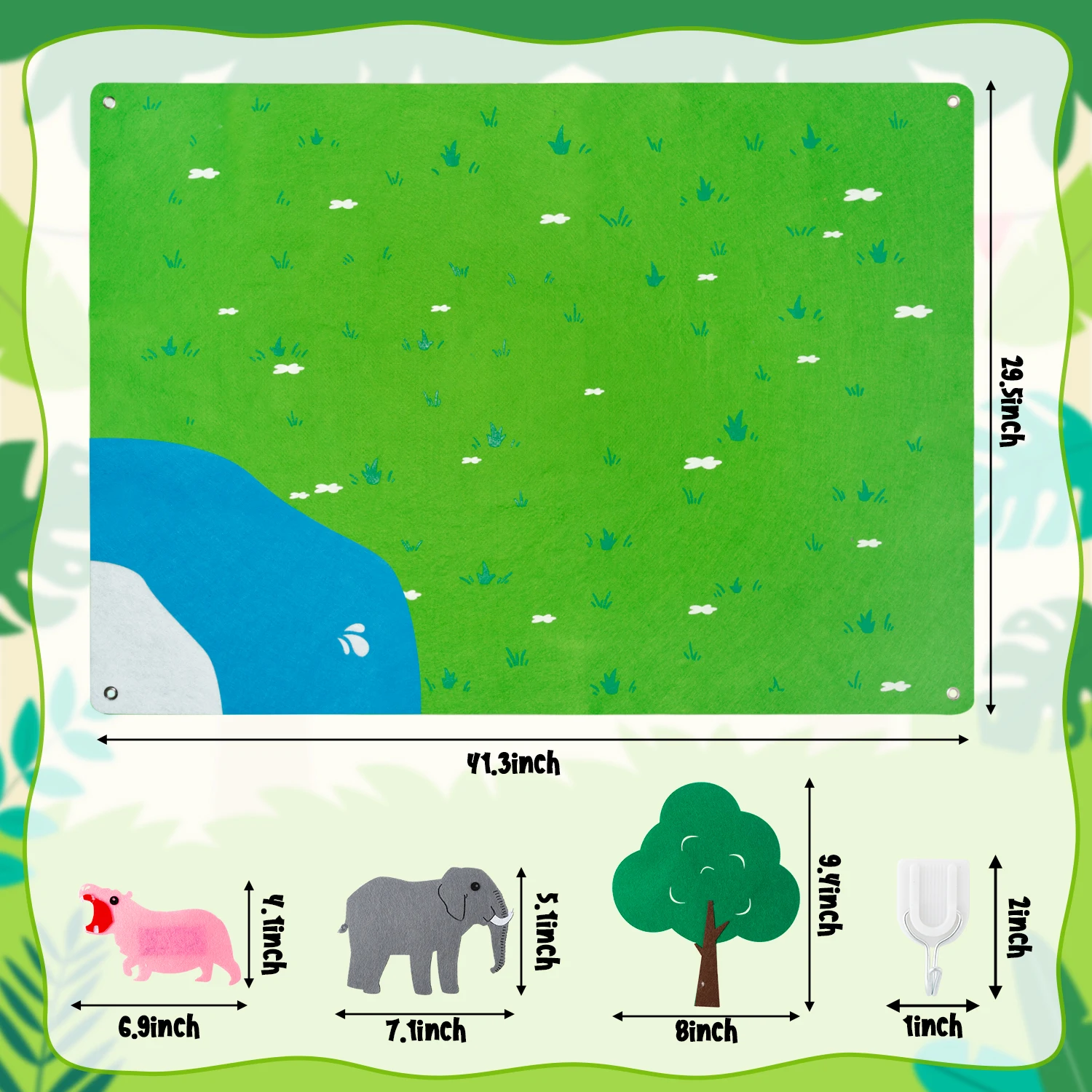 42 Pçs/set Zoo Animal Sentiu Story Board Swan Girafa Golfinho Coruja Educação Interativa Jogos do Presente de Aniversário para Crianças