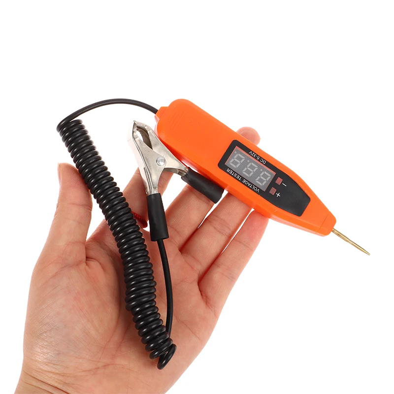 Auto Electrician Probe Machine Car Tools 5V-32V Car Electrical Circuit Test Pen Dca Voltage Detector AC Voltage Indicator