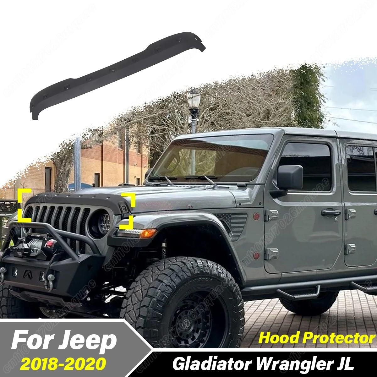 Teraflex Jeep Gladiator Wrangler JL 2018 2019 2020 Automobile Engine Hood