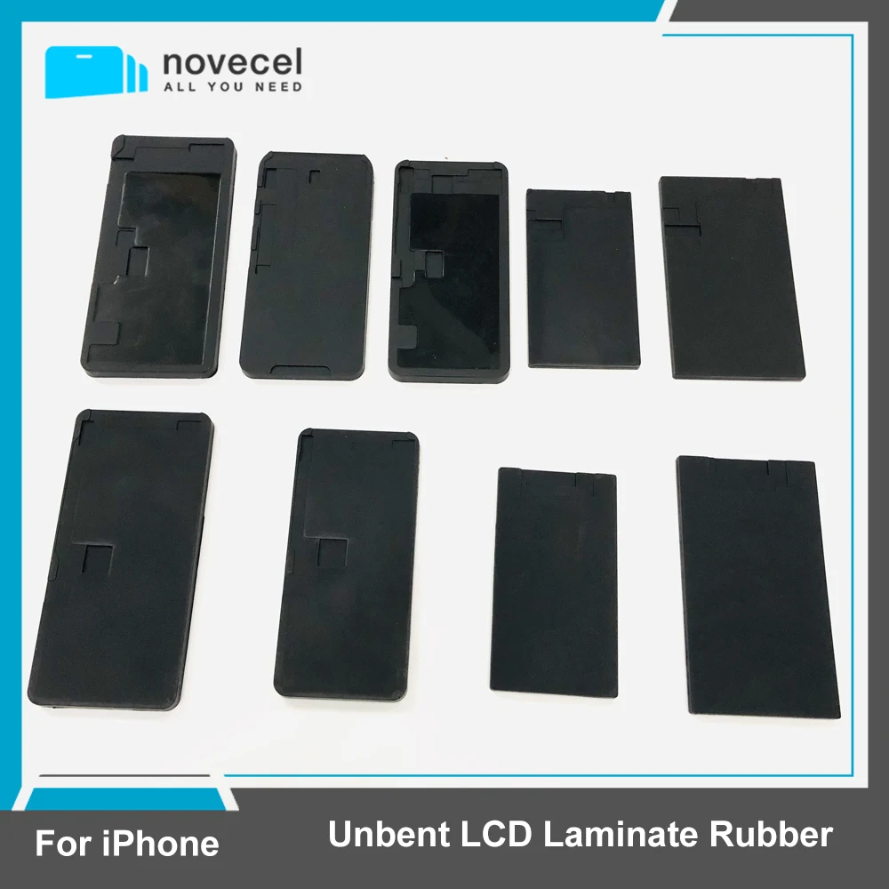 No Fold Flex Cable Rubber Pad OCA Laminating Mold Mat LCD Screen Refurbish Mould For iPhone 15 14 13 12 11 pro  Repair Tools