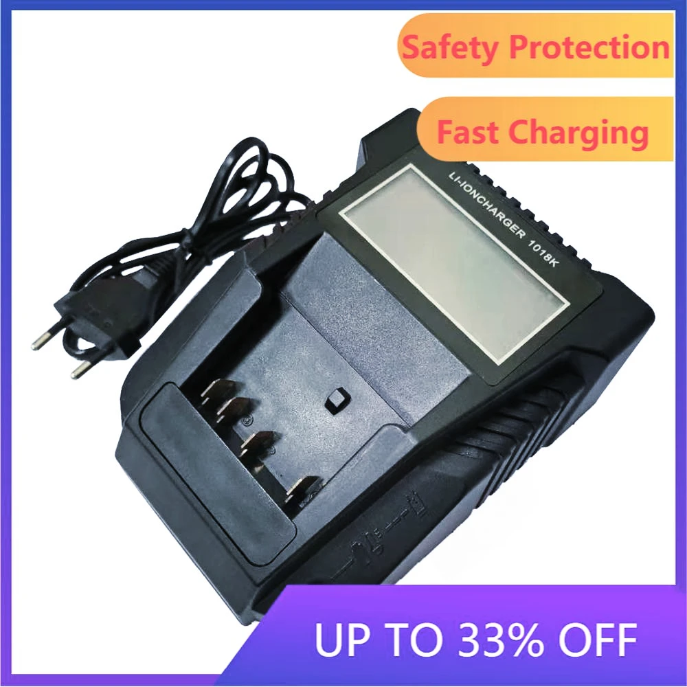 Li-ion Battery Charger 3A For Bosch 18V 14.4V BAT609G BAT618 BAT618G BAT614 2607336236 for bosch charger with LCD display