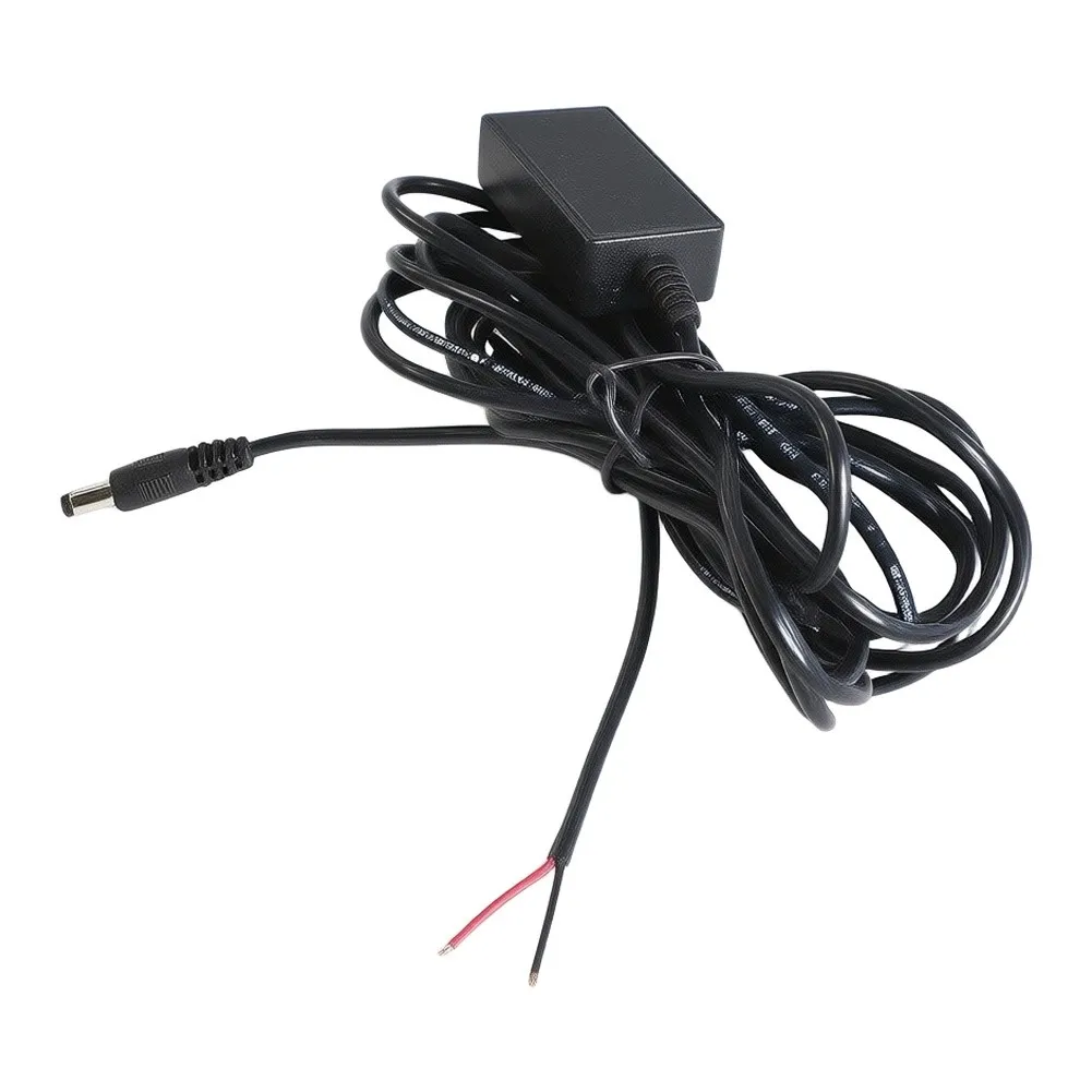 Vehicle DC 9V–40V To DC 5V Step-Down Transformer Power Cord Cable DC5521 Connector Interface Suitable For 5V-powered Product