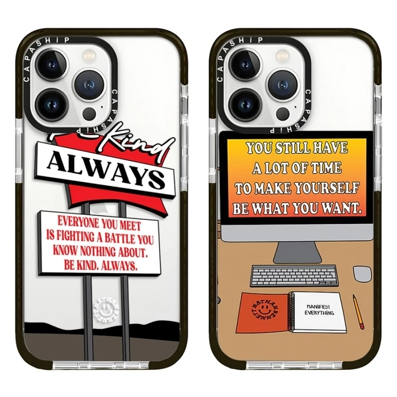 Computer Slogans Always Guide Signs Case For iPhone 15 14 13 12 11 Pro X XS XR Max 7 8 Plus SE Soft TPU Shockproof Back Cover