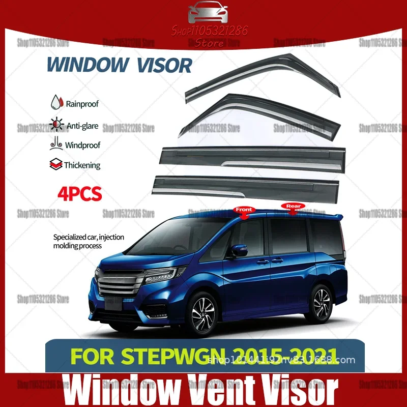 

Suitable for Honda Step wgn RP 2015-2021 sun visor rainproof or reflective side window deflector sun visor vent strip