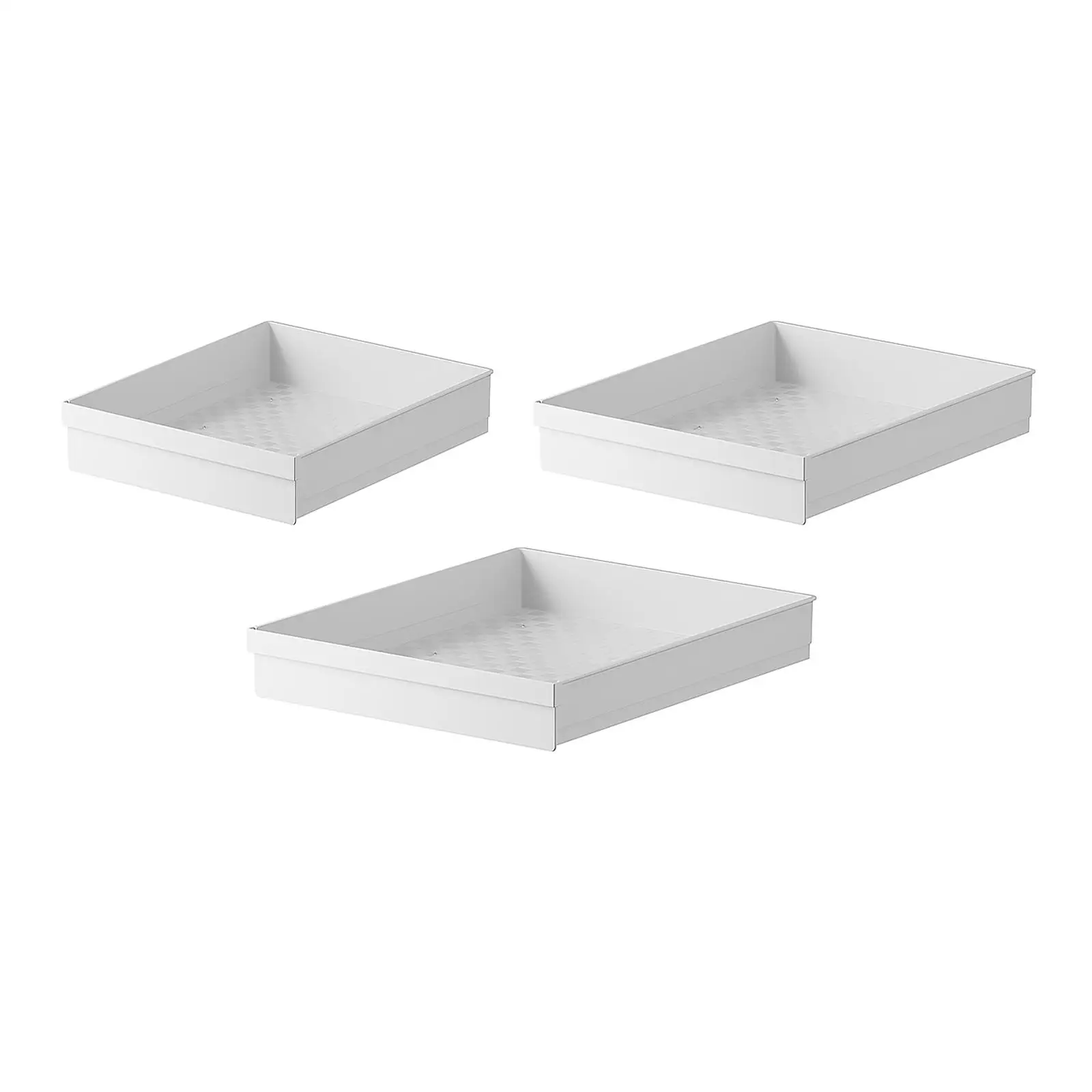 

Multifunction Slide Out Pantry Storage Shelf Organizer for Home Kitchen Bathroom ABS Plastic Cabinet Rack