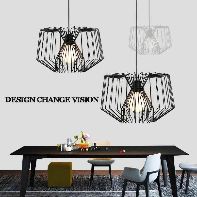 

Bamboo Vintage Pendant Lights Lamp with E27 Edison Bulbs Light Fixtures Nordic Retro Industrial Style Pendant lighting 220V