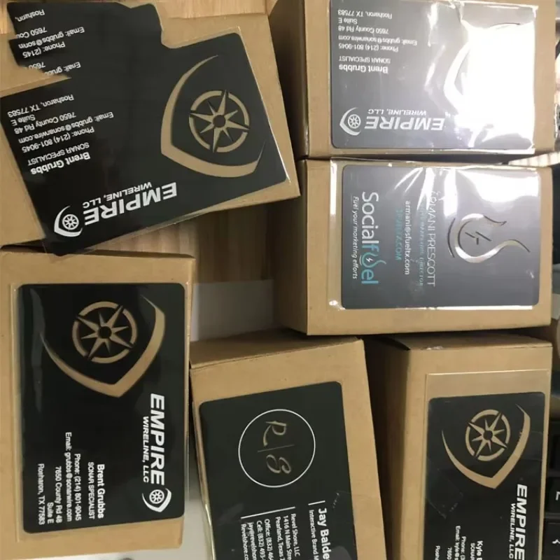 Custom Metal Nfc Card Business Gift Gold Silver Black Rfid Metal Nfc Digital Business Card Metal Blank Business Card