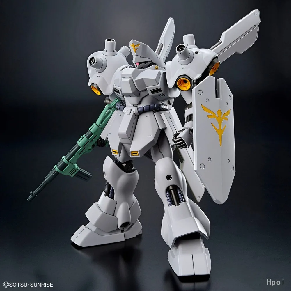 Bandai HGUC 1/144 MSN-03-2 Psycho Doga Gundam Side-F Limited White Neo Zeon Mecha Char's Counterattack DIY Collectible Display