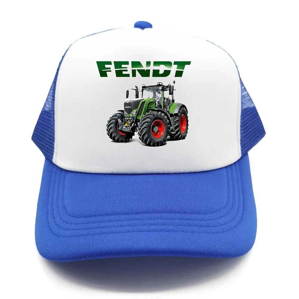 Fendt Trucker Cap Men Funny Farming Tractor Agriculture Fendt Hat Baseball Cap Cool Summer Unisex Mesh Net Caps