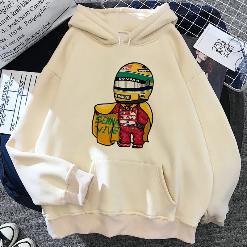 Ayrton Senna-sudaderas con estampado gráfico para hombre, ropa de calle con estampado gráfico, 2022