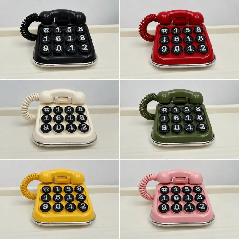 Vintage Temporary Parking Sign Mini Telephone Shaped Telephone Parking Plate Creative Novelty Parking Number Plate